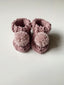 Organic Cotton Pom Pom Baby Booties