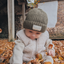 Knitted Beanie Hat - Moss