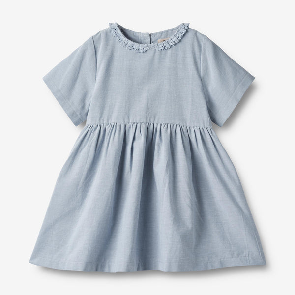Elma Short Sleeve Dress - Blue