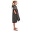 Kid's Quick Dry Microfibre Changing Robe - Grey
