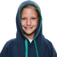 Kid's Quick Dry Microfibre Changing Robe - Navy