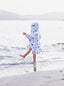 Kids Hooded Muslin Robe - Under the Sea