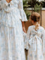 Leaf Print Girls Summer Dress