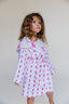 Kids Hooded Muslin Robe - Enchanted Garden