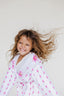 Kids Hooded Muslin Robe - Enchanted Garden