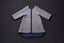 Organic Quilted Maxi Coat - Grey