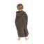 Kid's Towelling Change Robe - Grey