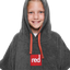 Kid's Towelling Change Robe - Grey