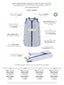 Baby Sleeping Bag Fort Blue Print - TOG 2.2 (Quilted)