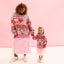Matching Mini Me & Adult Jumper Set - Heart Intarsia Knit