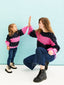 Adult and Mini Me Stripe Bubble Stitch Matching Jumpers