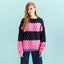 Adult and Mini Me Stripe Bubble Stitch Matching Jumpers