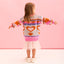 Poppy Heart Intarsia Kids Knitted Jumper