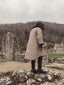 Organic Quilted Maxi Coat - Beige