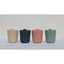 Kids silicone sippy cups in a variety of colours