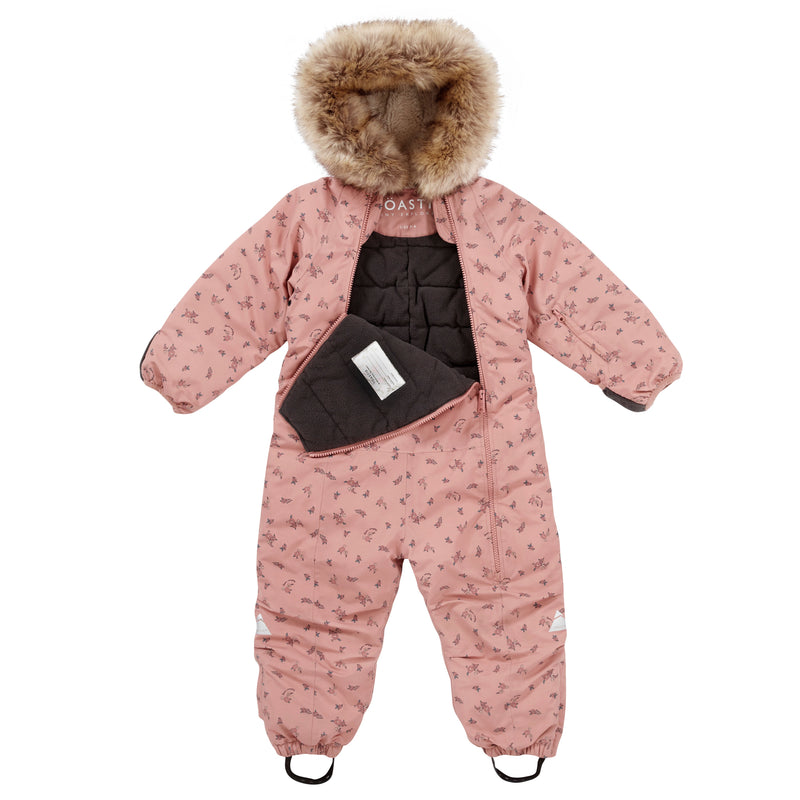 Winter Floral Padded Winter Suit