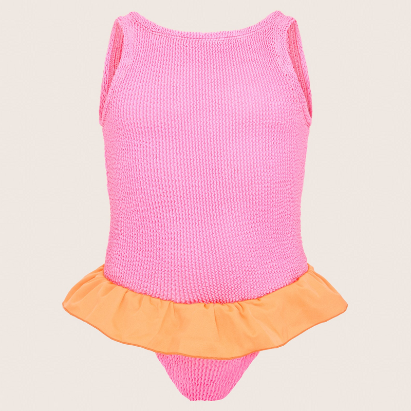 Baby Duo Denise Swimsuit - Pink/Orange
