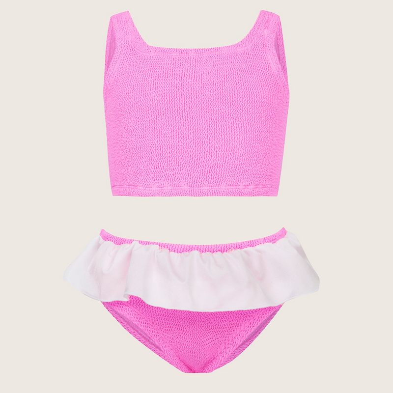 Baby Olive Bikini - Pink/White