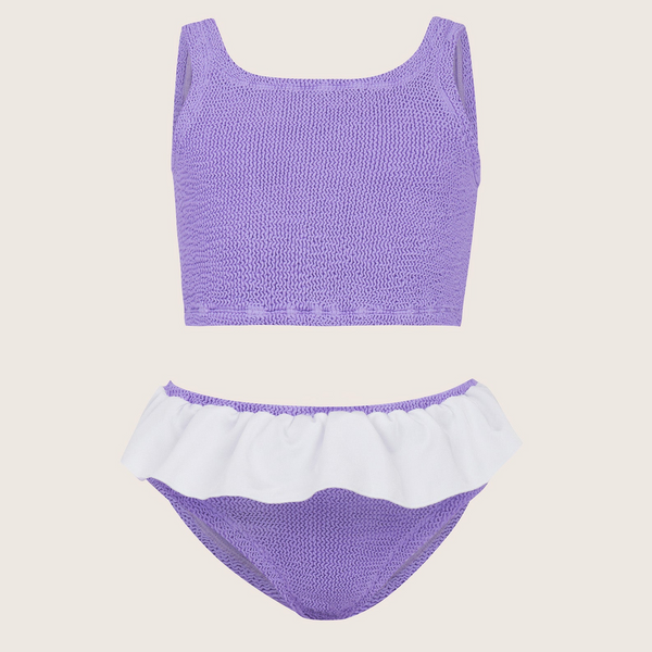 Baby Olive Bikini - Lilac/White