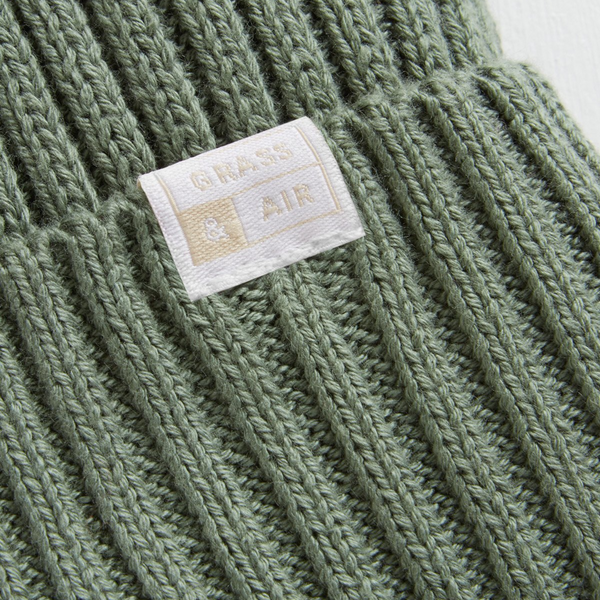 Chunky Knit Beanie - Khaki