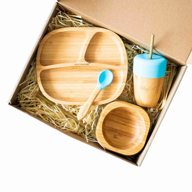 Bamboo Classic Section Plate Gift Set