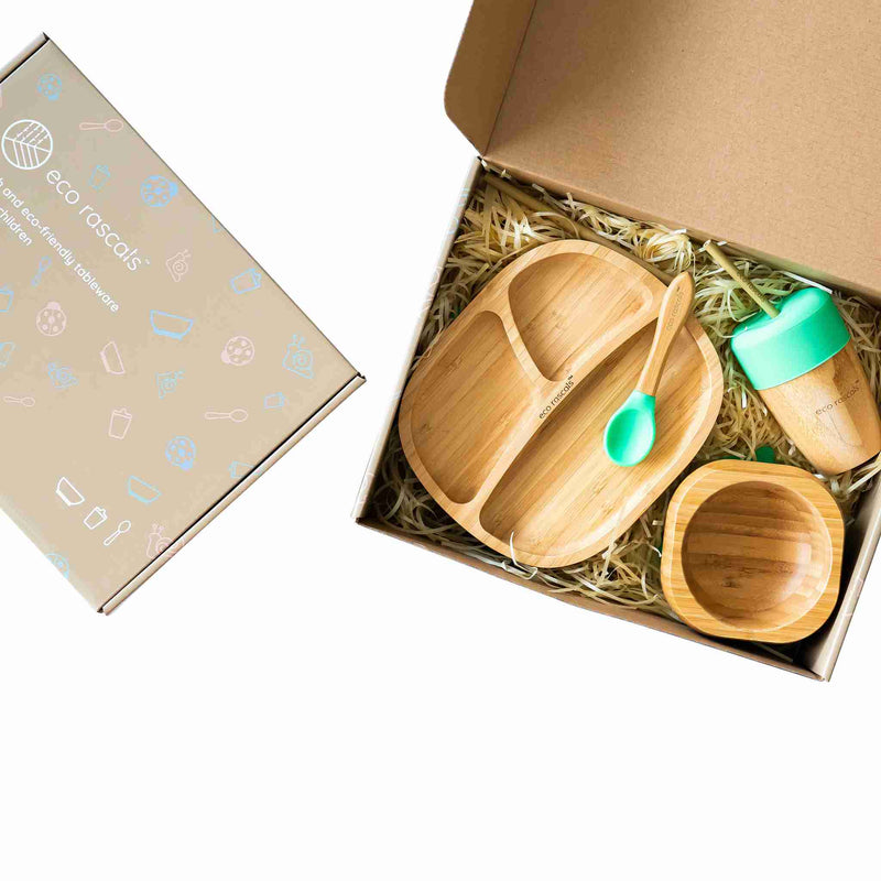 Bamboo Classic Section Plate Gift Set