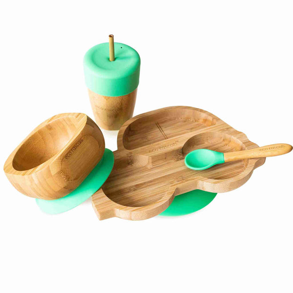 Bamboo Car Plate Weaning Set