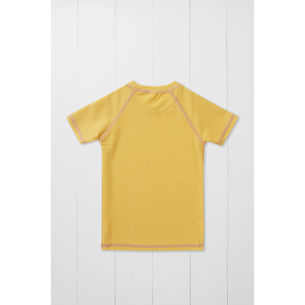 Short Sleeve Rash Vest - Yellow