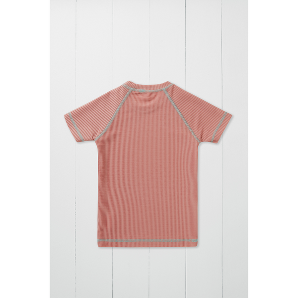 Short Sleeve Rash Vest - Pink