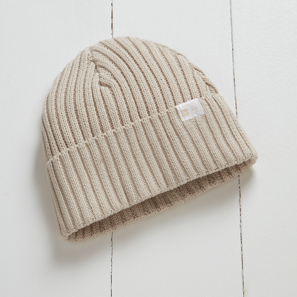 Chunky Knit Beanie - Stone