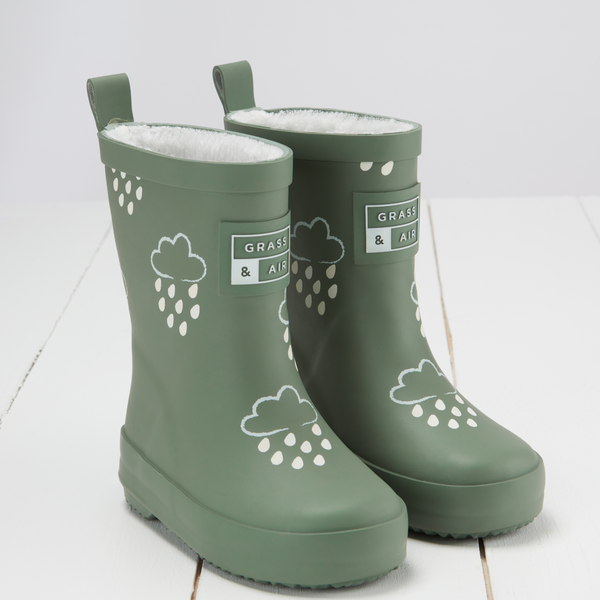 Fleece lined wellies sales toddler