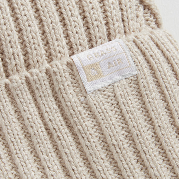 Chunky Knit Beanie - Stone