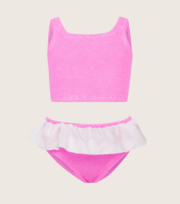 Kids Olive Bikini - Pink/White