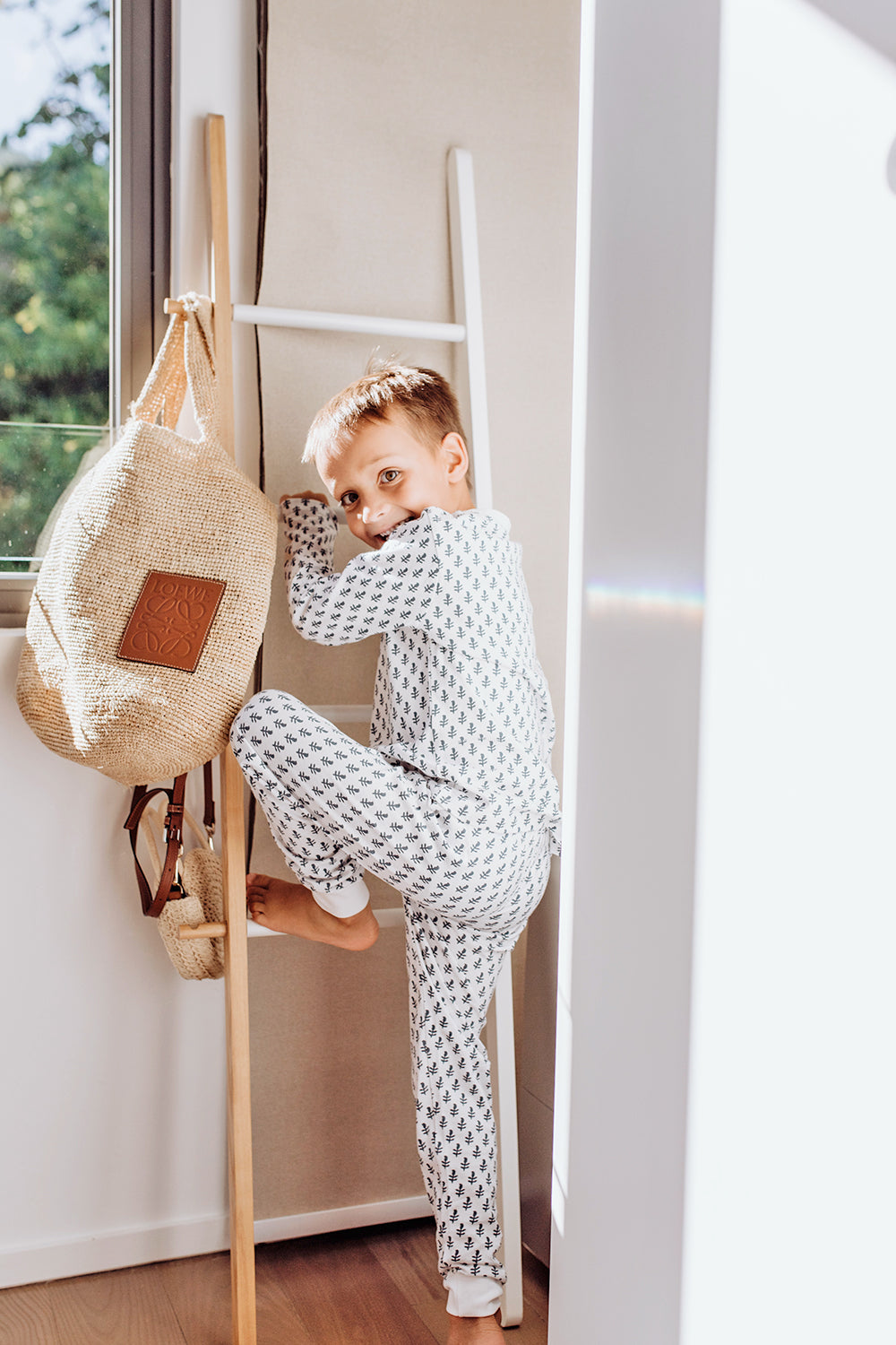 Pyjama Fort Kids Cotton Pyjamas - Fort Blue Print – www.thelittleplace.com