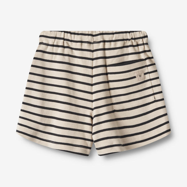 Kalle Jersey Shorts - Navy Stripe