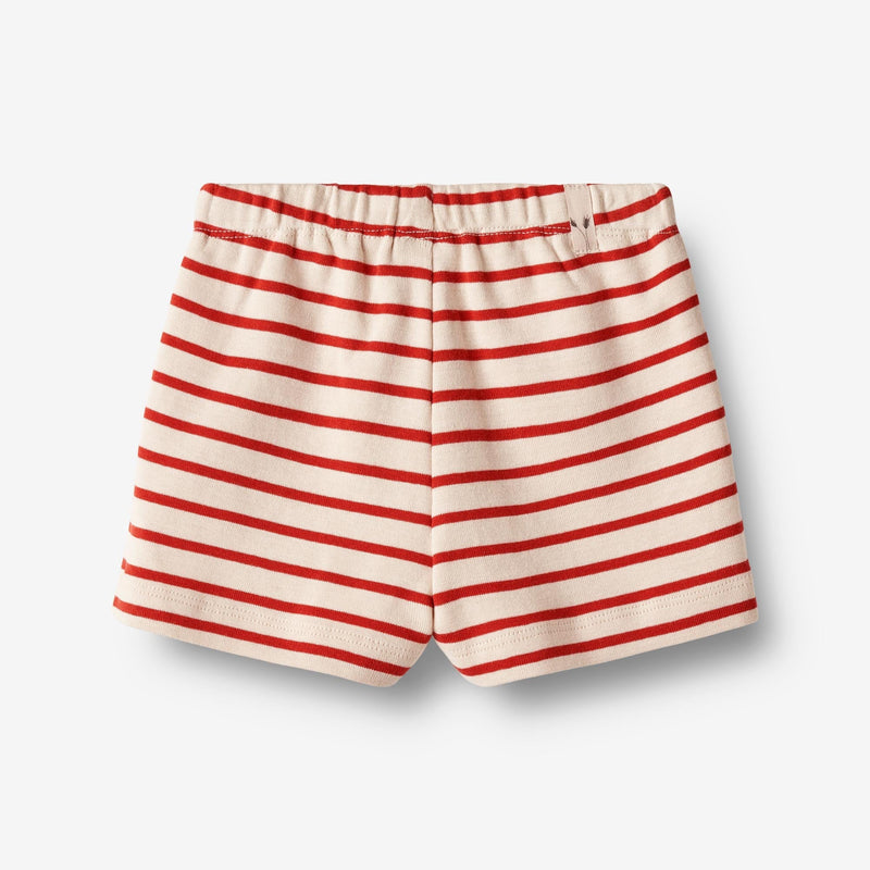 Vic Jersey Shorts - Red Stripe