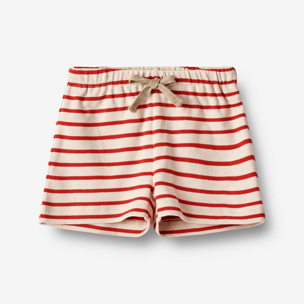Vic Jersey Shorts - Red Stripe