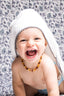 Bamboo Cotton Pom Pom Hoodel Baby Towel