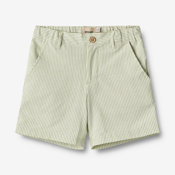 Elvig Shorts - Green Stripe