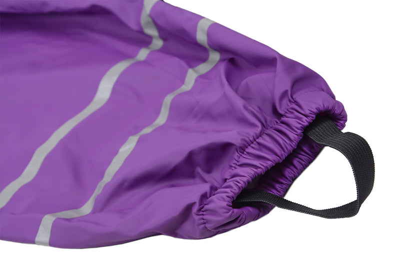 Purple Waterproof Jacket & Dungaree Set