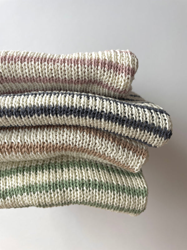 Organic Cotton Striped Blanket