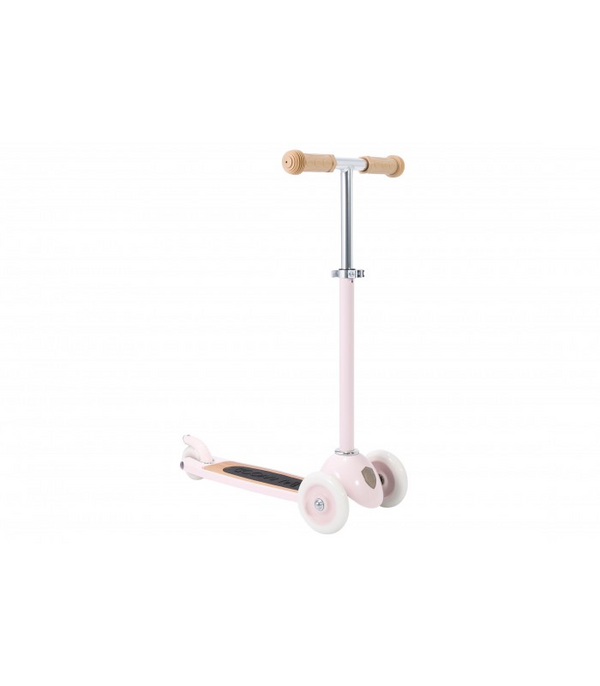 Classic Scooter with Basket - Pink