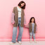 Adult and Mini Me Balloon Sleeve Matching Cardigans